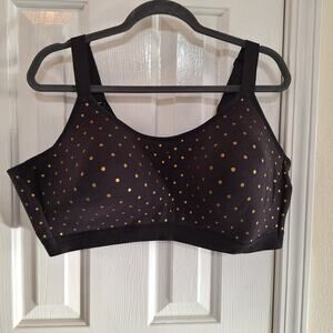 Cacique 48DD No Wire black plus size bra